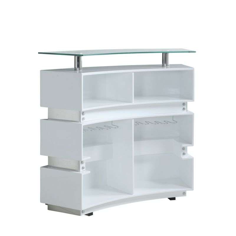 Chintaly - Xenia Bar In White - XENIA-BAR-WHT veiw 2
