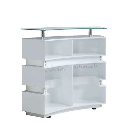 Chintaly - Xenia Bar In White - XENIA-BAR-WHT veiw 2