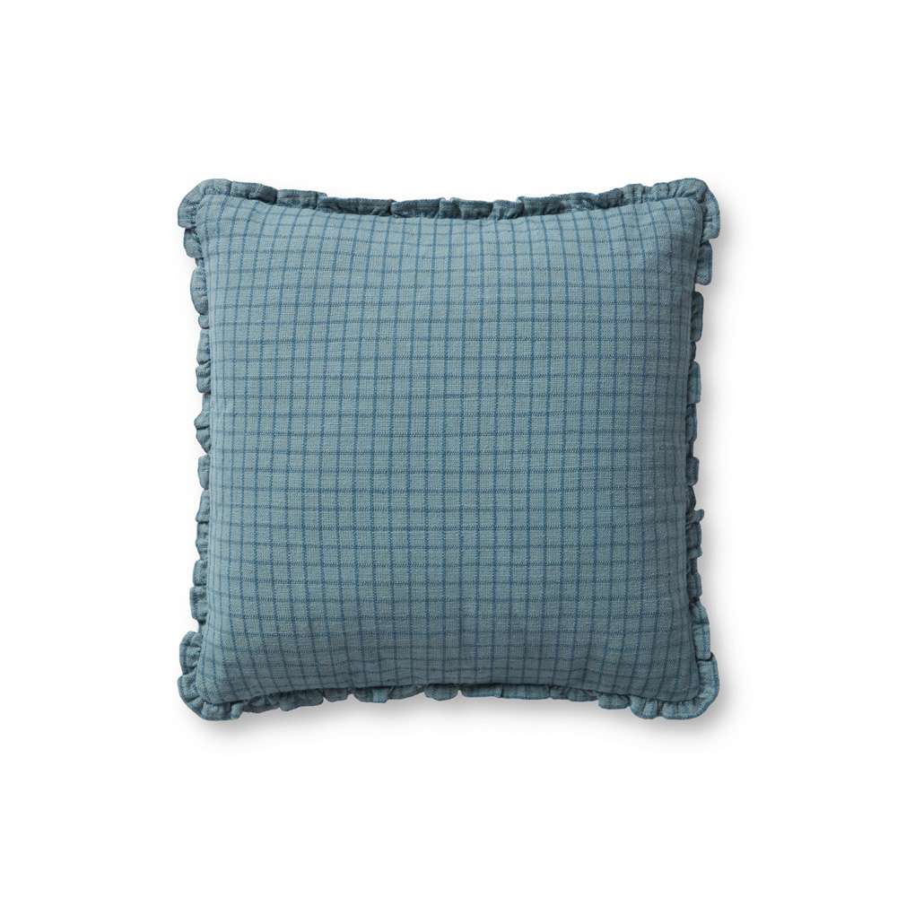 Chris Loves Julia x Loloi - Dinah Ocean  / Blue 18 x 18 Cover Only Pillow - P297PCJ0012OCBBPIL1 veiw 1