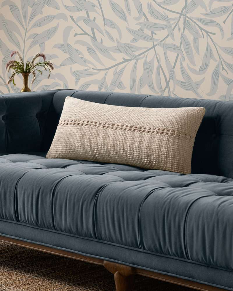 Chris Loves Julia x Loloi - Harvey Ivory 12 x 27 Cover Only Pillow - P307PCJ0018IV00PI13 veiw 4