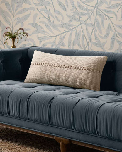 Chris Loves Julia x Loloi - Harvey Ivory 12 x 27 Cover w/Poly Pillow - PSETPCJ0018IV00PI13 veiw 4