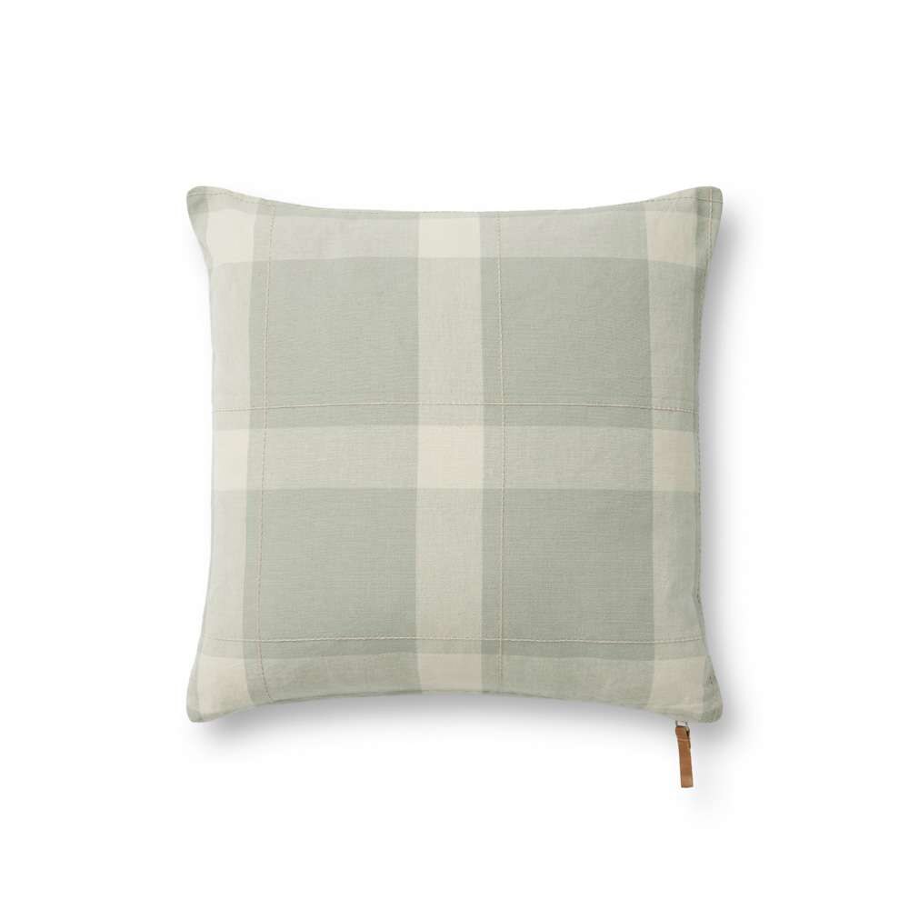 Chris Loves Julia x Loloi - Linus Sage / Multi 18 x 18 Pillow - P012PCJ0010SGMLPIL1 veiw 2