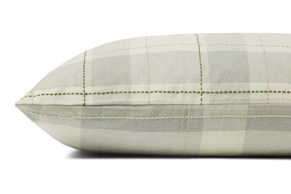 Chris Loves Julia x Loloi - Linus Sage / Multi 18 x 18 Pillow - P012PCJ0010SGMLPIL1 veiw 4