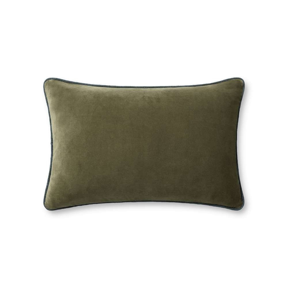 Chris Loves Julia x Loloi - Liza Green 16 x 26 Cover w/Poly Pillow - PSETPCJ0020GR00PI15 veiw 1