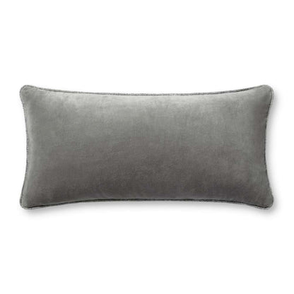 Chris Loves Julia x Loloi - Liza Grey 12 x 27 Cover w/Poly Pillow - PSETPCJ0020GY00PI13 veiw 1