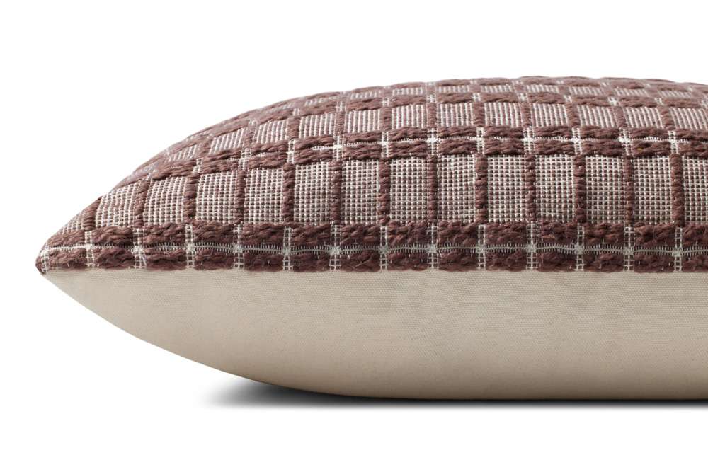 Chris Loves Julia x Loloi - Poe Burgundy 18 x 18 Cover w/Down Pillow - DSETPCJ0019BU00PIL1 veiw 3