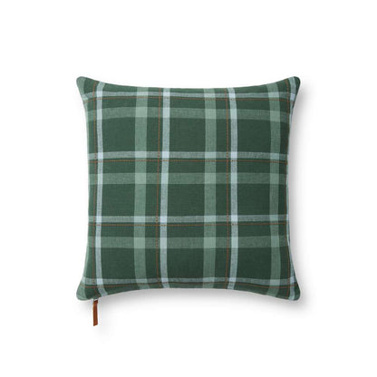 Chris Loves Julia x Loloi - Ralph Green / Multi 18 x 18 Pillow - P012PCJ0011GRMLPIL1 veiw 1