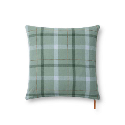 Chris Loves Julia x Loloi - Ralph Green / Multi 18 x 18 Pillow - P012PCJ0011GRMLPIL1 veiw 2