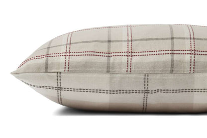 Chris Loves Julia x Loloi - Teddy Beige / Multi 18 x 18 Pillow - P012PCJ0009BEMLPIL1 veiw 4