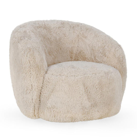 Classic Home - Adley Plush Swivel Accent Chair Sand - 53004800 veiw 1