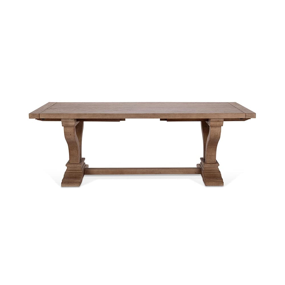 Classic Home  - Alexander 110in Extendable Reclaimed Pine Dining Table - Antique Beige - 51005407 veiw 2