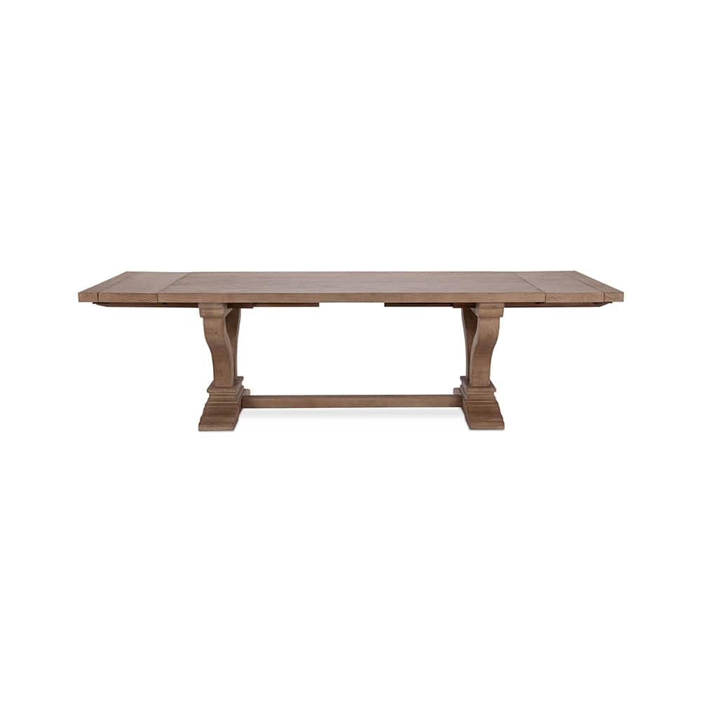 Classic Home  - Alexander 110in Extendable Reclaimed Pine Dining Table - Antique Beige - 51005407 veiw 3