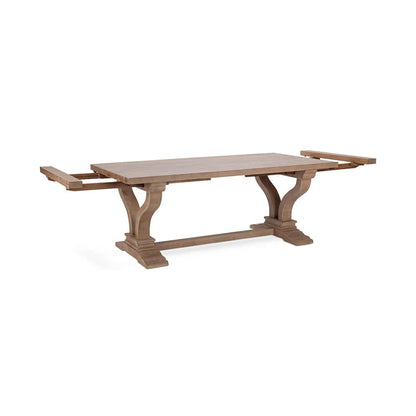Classic Home  - Alexander 110in Extendable Reclaimed Pine Dining Table - Antique Beige - 51005407 veiw 5