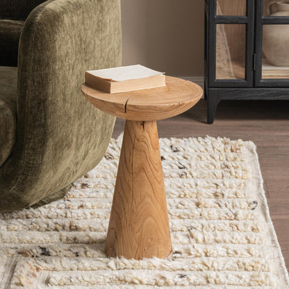 Classic Home - Alina Reclaimed Elm Accent Table - Natural - 51005541 view 5