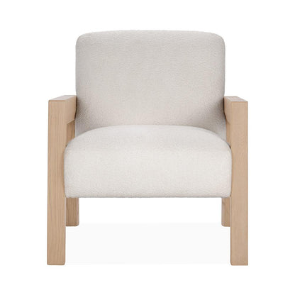 Classic Home  - Aliza Upholstered Fabric Accent Chair - Ivory - 53006351 veiw 1