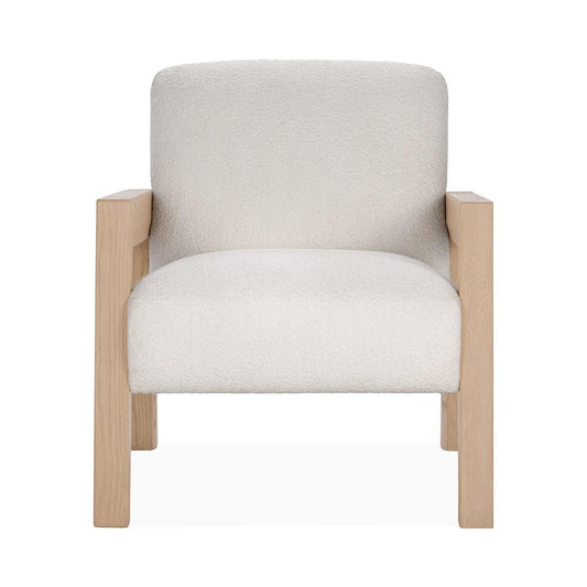 Classic Home  - Aliza Upholstered Fabric Accent Chair - Ivory - 53006351 veiw 1