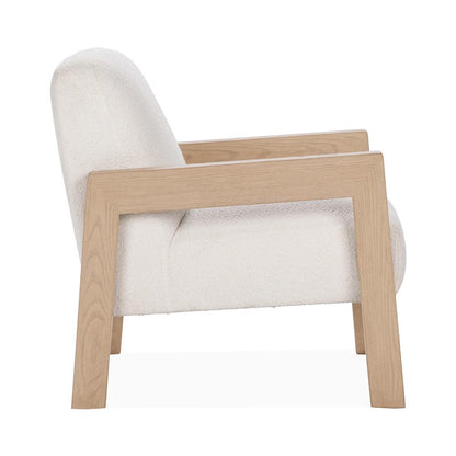 Classic Home  - Aliza Upholstered Fabric Accent Chair - Ivory - 53006351 veiw 2