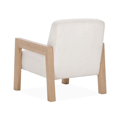Classic Home  - Aliza Upholstered Fabric Accent Chair - Ivory - 53006351 veiw 3