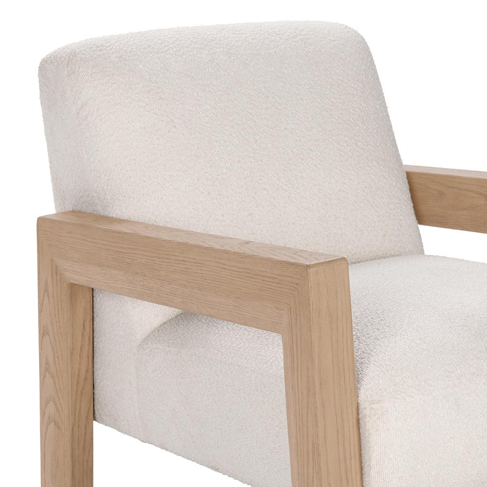 Classic Home  - Aliza Upholstered Fabric Accent Chair - Ivory - 53006351 veiw 4