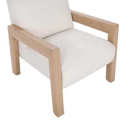 Classic Home  - Aliza Upholstered Fabric Accent Chair - Ivory - 53006351 veiw 6