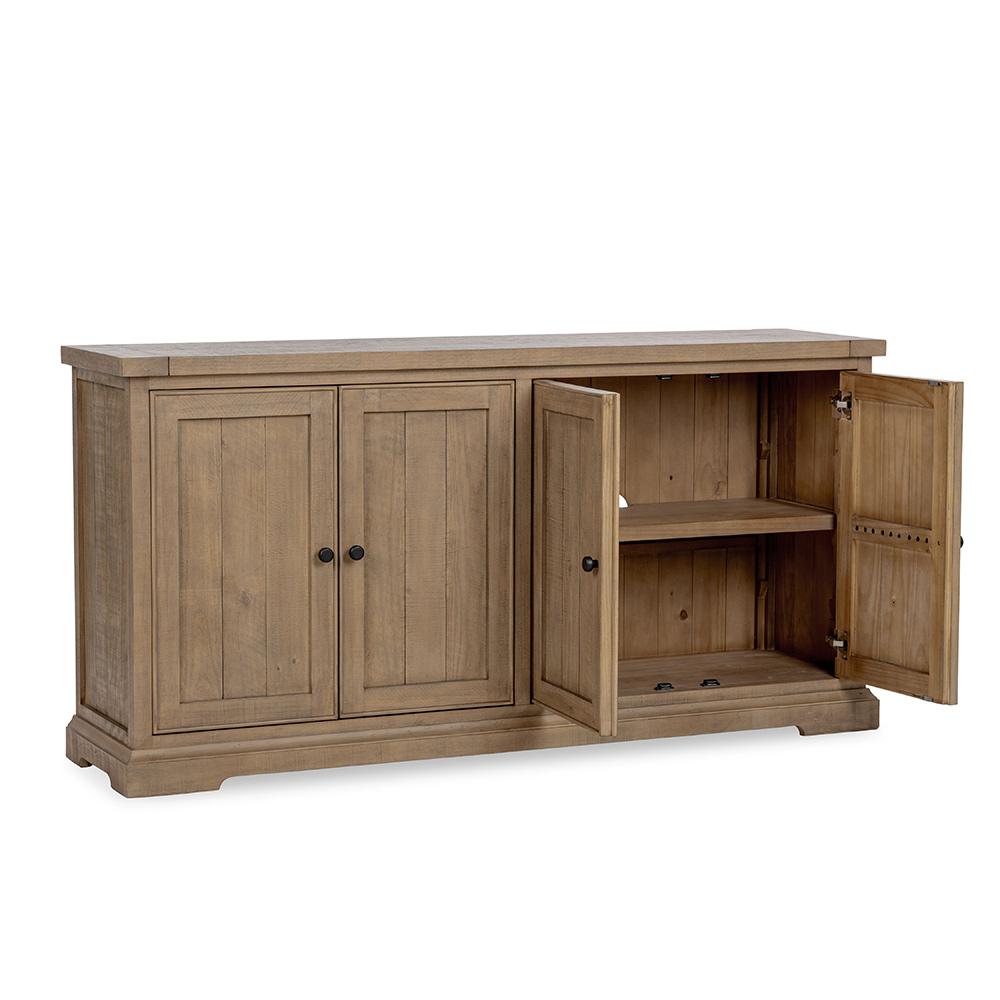 Classic Home  - Allegra 4-Door Reclaimed Pine Wood Buffet Sideboard - Natural - 52004189 veiw 3
