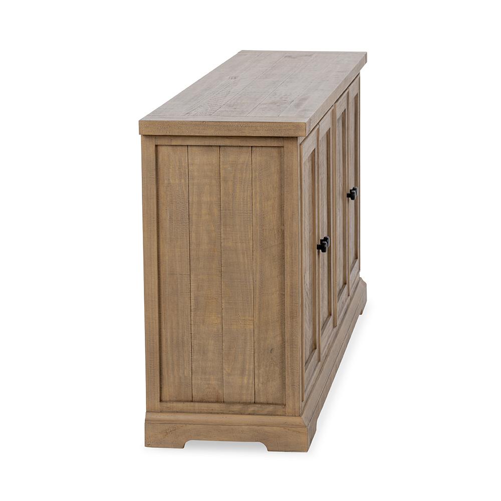 Classic Home  - Allegra 4-Door Reclaimed Pine Wood Buffet Sideboard - Natural - 52004189 veiw 4