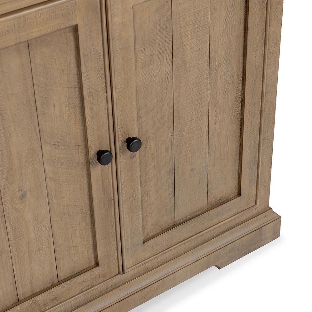 Classic Home  - Allegra 4-Door Reclaimed Pine Wood Buffet Sideboard - Natural - 52004189 veiw 7