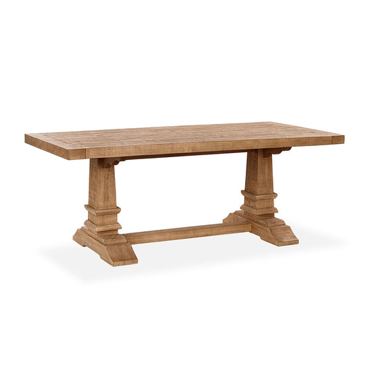 Classic Home  - Allegra 78in Reclaimed Pine Wood Dining Table - Natural - 51031709 veiw 1