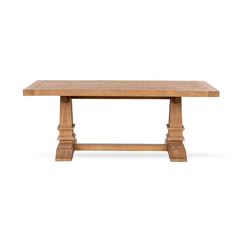 Classic Home  - Allegra 78in Reclaimed Pine Wood Dining Table - Natural - 51031709 veiw 2