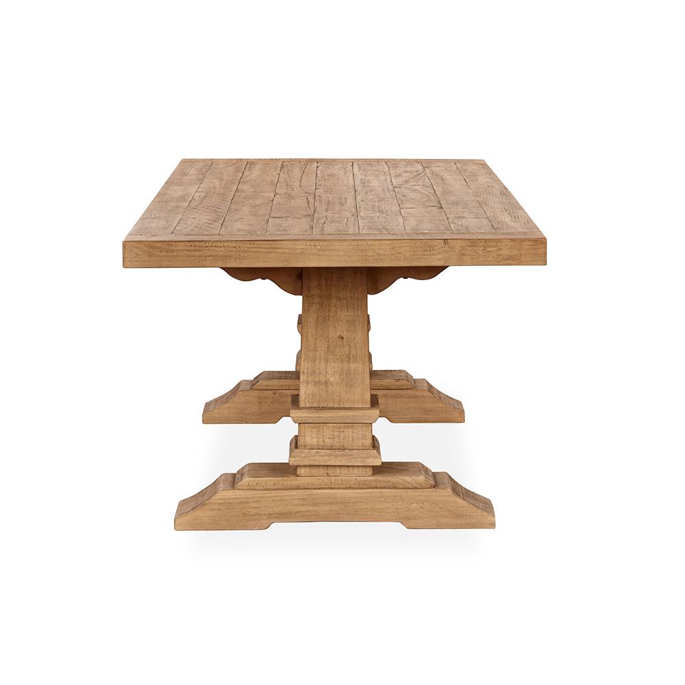 Classic Home  - Allegra 78in Reclaimed Pine Wood Dining Table - Natural - 51031709 veiw 3