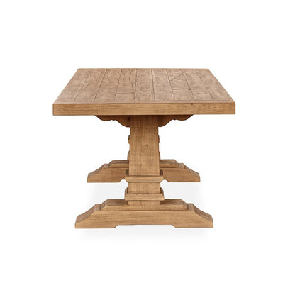 Classic Home  - Allegra 78in Reclaimed Pine Wood Dining Table - Natural - 51031709 veiw 3