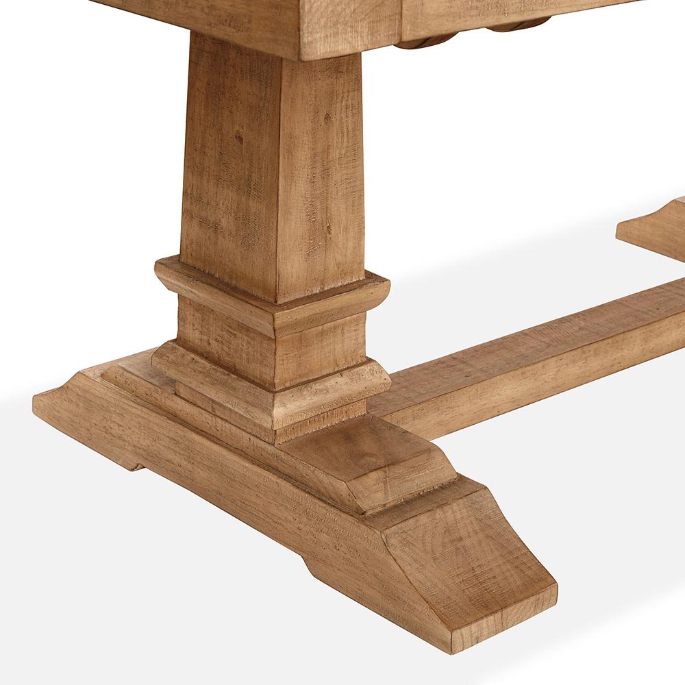 Classic Home  - Allegra 78in Reclaimed Pine Wood Dining Table - Natural - 51031709 veiw 5