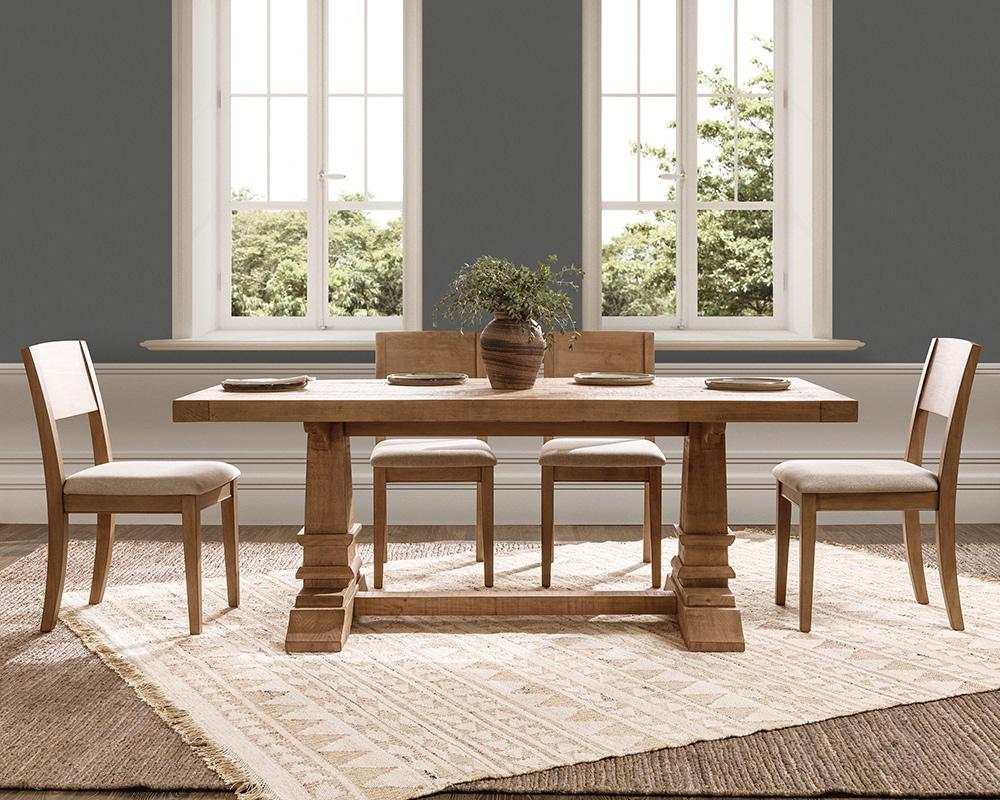 Classic Home  - Allegra 78in Reclaimed Pine Wood Dining Table - Natural - 51031709 veiw 7