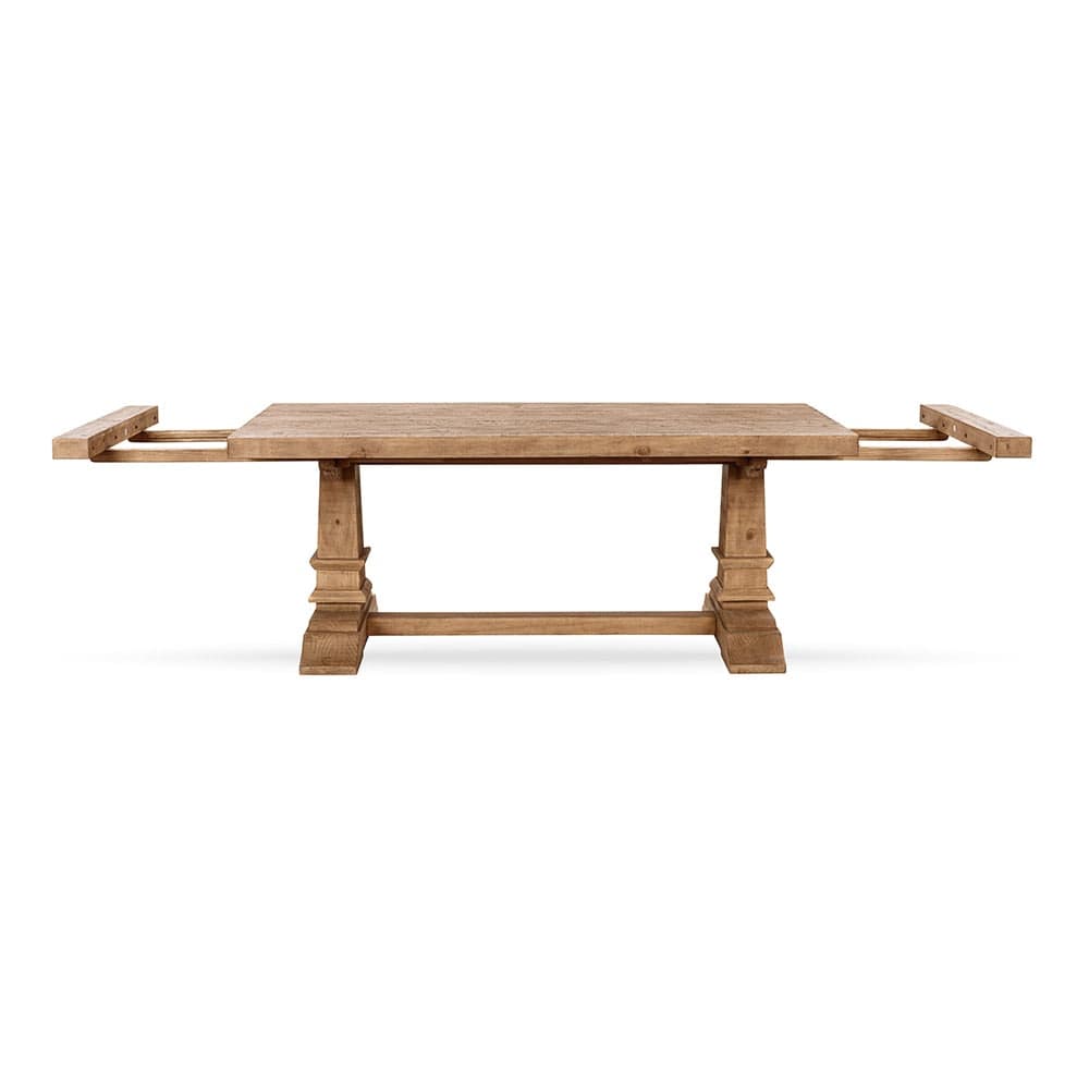 Classic Home  - Allegra Extendable Reclaimed Pine Wood  Dining Table Top in Natural - 51031708 veiw 4