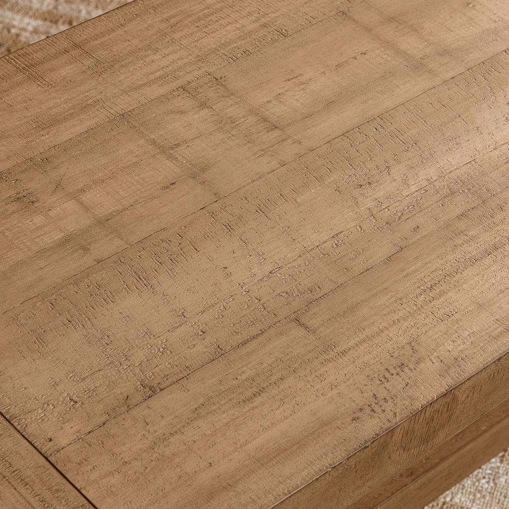 Classic Home  - Allegra Reclaimed Pine Wood Dining Bench - Natural - 53006343 veiw 9