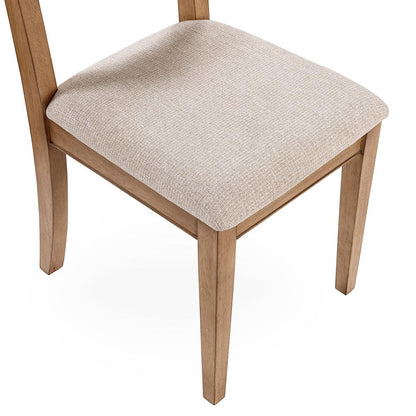 Classic Home  - Allegra Set of 2 Reclaimed Pine Wood Dining Chairs - Natural - 53006340 veiw 7