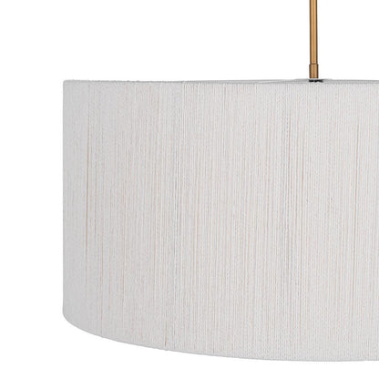 Classic Home  - Allyn Rattan Chandelier - White/Gold - 56004279 veiw 4