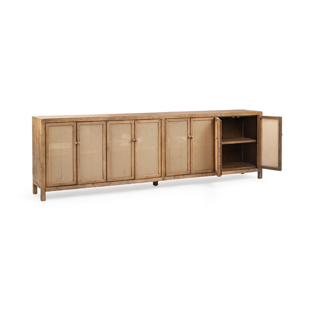 Classic Home - Alvin Reclaimed Pine Sideboard - Sandy Cove Brown - 52004764 view 3