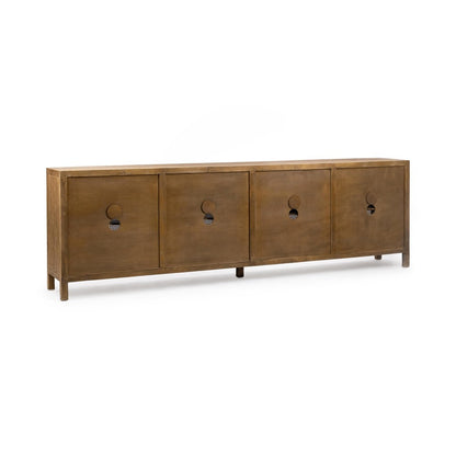 Classic Home - Alvin Reclaimed Pine Sideboard - Sandy Cove Brown - 52004764 view 4