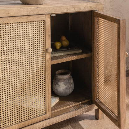 Classic Home - Alvin Reclaimed Pine Sideboard - Sandy Cove Brown - 52004764 view 8