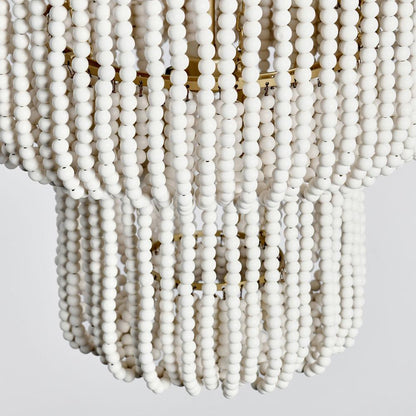 Classic Home - Amanda White Beaded Chandelier  - 56004231 veiw 4