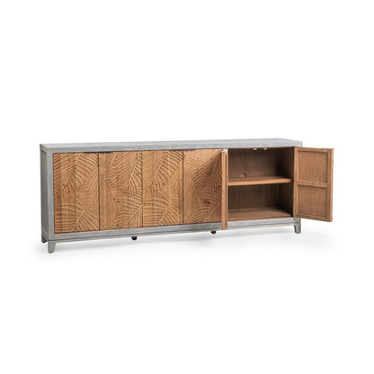Classic Home - Ambrose Reclaimed Pine Sideboard - Coastal Brown - 52004768 view 3