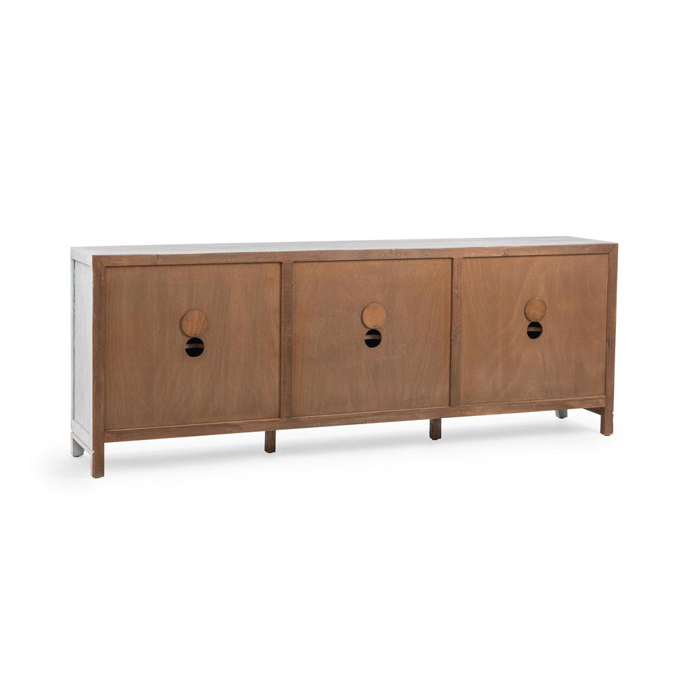 Classic Home - Ambrose Reclaimed Pine Sideboard - Coastal Brown - 52004768 view 4