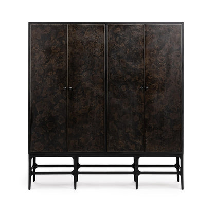 Classic Home - Amilio Tall Metal Cabinet - Rust Noir - 52007480 view 2