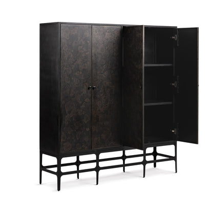 Classic Home - Amilio Tall Metal Cabinet - Rust Noir - 52007480 view 3