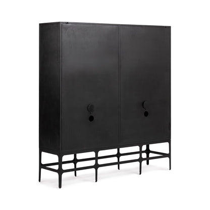 Classic Home - Amilio Tall Metal Cabinet - Rust Noir - 52007480 view 4