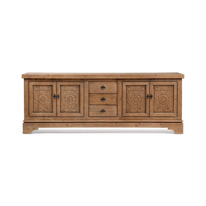 Classic Home - Amita Reclaimed Pine Sideboard Buffet - Brown - 52004756 view 2