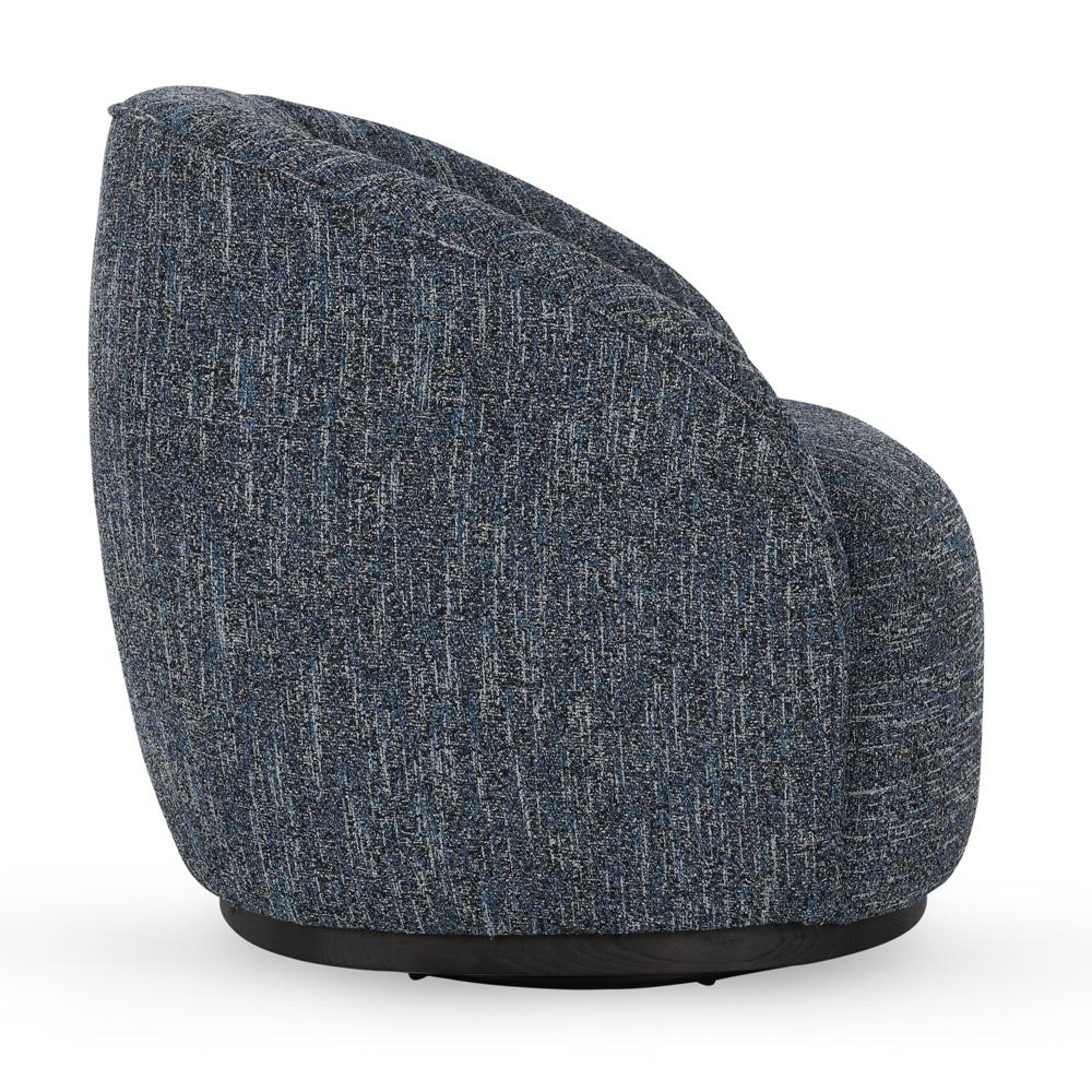 Classic Home - Andrea Swivel Accent Chair Blue - 53004811 veiw 3