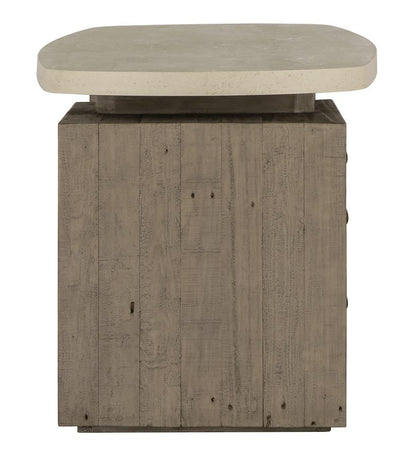 Classic Home - Angus 70in Reclaimed Wood Writing Desk In Concrete Gray - 51031336 veiw 4