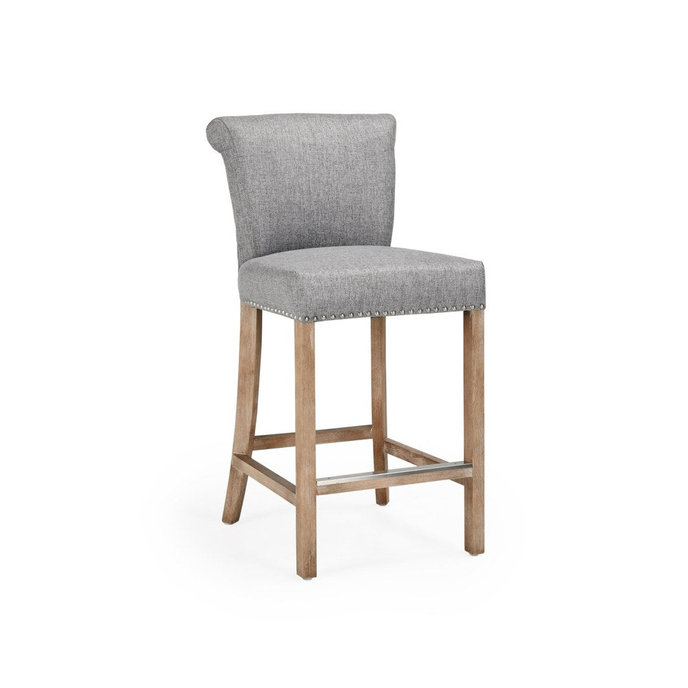 Classic Home - Ania 26" Counter Stool - Gray, Natural Brown - PL26003 view 1